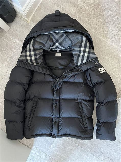 burberry gilet black|burberry puffer jacket sale.